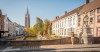 Scene Bruges with Our Lady Church, Bruges Scene Bruges with Our Lady Church, Bruges
