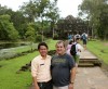 With clients, Siem Reap, Bapoun temple
