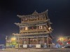 Night view of Datong Dram tower, Datong, Datong old city Night view of Datong Dram tower, Datong, Datong old city