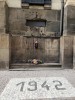 Window with bullet holes, Prague