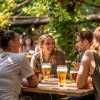 beer garden, Prague