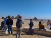 Pyramids plateau, Giza, Panorama View on Pyramids plateau