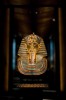 Tutankhamun, the famous boy king, is one of the most iconic pharaohs of ancient Egypt, known for his richly preserved treasures., Giza, Egypt, Grand Egyptian Museum.