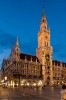 Neuesrathaus by night, Munich