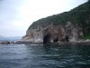 Elephant Nose Rock, with sea caves, Hong Kong, Sai Kung