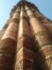 angular and rounded flutings, New Delhi, qutab minar angular and rounded flutings, New Delhi, qutab minar