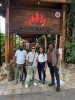 With Clients for Game Meat Dinner In Nairobi, Nairobi, The Carnivore Restaurant