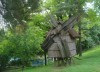 Old wood Windmill, Bucharest, Village Museum