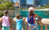 Children checking out the Bellagio Lake, Las Vegas, Bellagio Fountains